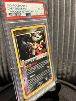 2004 Dark Slowking EX Holo Rare #9 | Pokemon Team Rocket Returns | PSA 6 EX-MT - Image 3