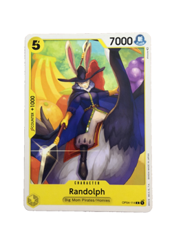 New: One Piece CCG Randolph OP04-114 Kingdoms of Intrigue Regular Common - Image 1