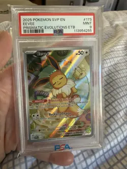PSA 9 PROMO #173 EEVEE PRISMATIC EVOLUTIONS POKEMON CENTER ETB - Image 3