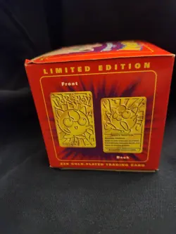 Jiggly Puff 1999 Burger King Sealed 23k Gold Pokemon Trading Card with PokeBall - Image 2