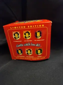 Jiggly Puff 1999 Burger King Sealed 23k Gold Pokemon Trading Card with PokeBall - Image 3