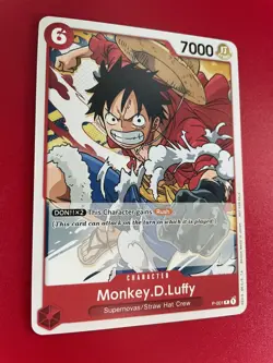 Monkey.D.Luffy (Super Pre-Release) [Participant] P-001 One Piece Tournament Card - Image 3