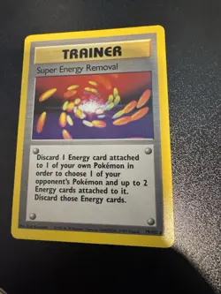 Super Energy Removal Base Set 79/102 Rare Unlimited Pokemon Card NM - Image 1