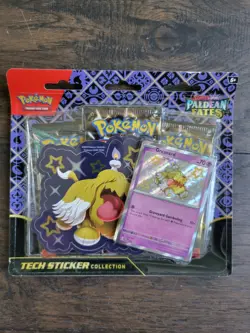 POKEMON Paldean Fates Cards & Tech Sticker Collection Greavard SEALED - Image 1