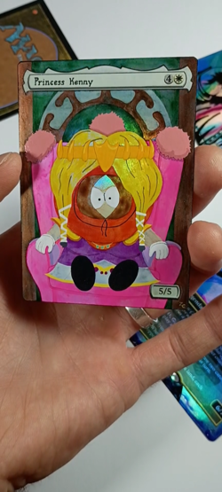 Kenrith, the Returned King FOIL Hand Painted MTG Altered Art Card Princess Kenny - Image 2