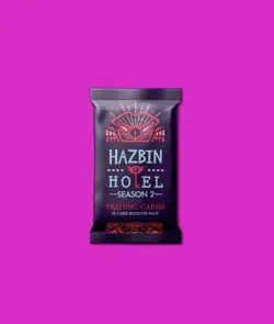 HAZBIN HOTEL Season 2 Trading Cards 1st Edition Booster Pack x20 IN HAND - Image 1