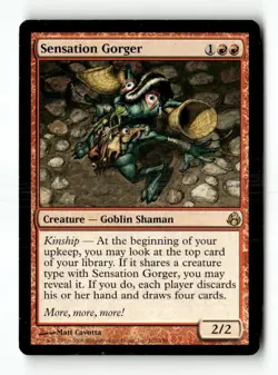 MTG Sensation Gorger - Morningtide Heavily Played English - Image 1