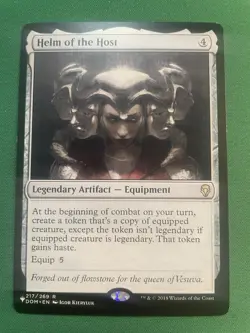 MTG - Helm of the Host - Legendary Artifact - Dominaria #217 - Rare - NM 1CA - Image 1