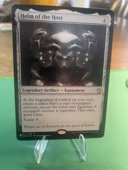 MTG - Helm of the Host - Legendary Artifact - Dominaria #217 - Rare - NM 1CA - Image 3