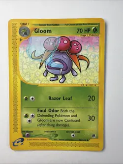 Expedition Base Set Pokemon TCG Gloom 78/165 Non Holo WOTC LP/MP E- Reader - Image 1