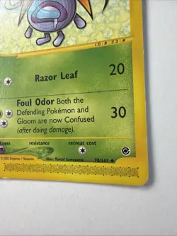 Expedition Base Set Pokemon TCG Gloom 78/165 Non Holo WOTC LP/MP E- Reader - Image 4