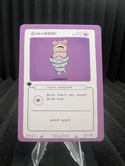 Gwaaa! (Slowbro) 30/38 - 1st Edition Pokederp Second Print Fan Art - Pokemon - Image 1