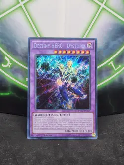Yugioh Destiny HERO - Dystopia DESO-EN004 Secret Rare 1st Edition MP - Image 1