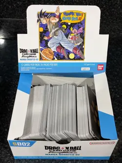 BOX OF 250 DRAGON BALL SUPER FUSION WORLD MANGA BOOSTER 02 CARDS - Image 1