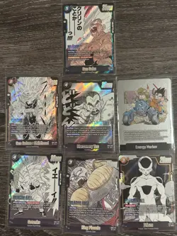 Dragon Ball Fusion World SB02 SR Lot Manga Booster 2 Super Rare Lot / 7 Cards - Image 1