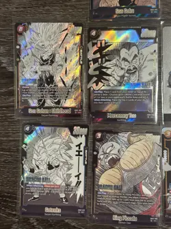 Dragon Ball Fusion World SB02 SR Lot Manga Booster 2 Super Rare Lot / 7 Cards - Image 3