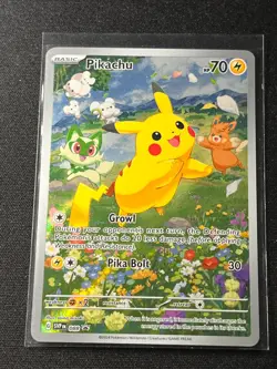Pokemon TCG Paldea Adventure Chest SVP 088 Pikachu Black Star Promo Sealed NM/M - Image 1