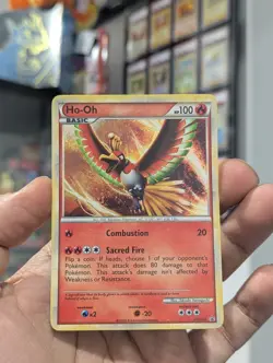 Pokemon Card 2010 HO-OH HGSS01 Holo Black Star Promo HeartGold SoulSilver NM - Image 2