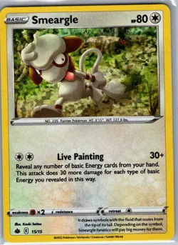 Smeargle - 15/15 015/015 Holo McDonald's Promos 2022 - Pokemon Card - NM - Image 1