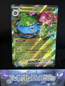 Pokemon Card Venusaur ex 001/142 Half Art Stellar Crown Double Rare Near Mint - Image 1