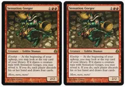 Sensation Gorger x2 2x 2008 Morningtide Red Rare Creature MTG NM AZ1 - Image 1