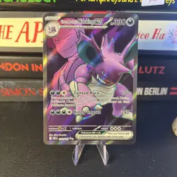 Pokemon TCG Team Rockets Nidoking EX Destined Rivals Card 216/182 NM - Image 1