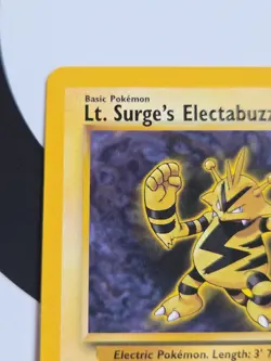 Vintage pokemon Non-Holo Rare Lt. Surge’s Electabuzz 27/132 Gym Heroes WotC - Image 2