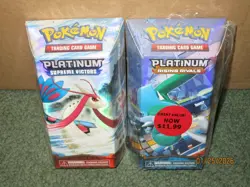 Pokemon Platinum Rising Rivals Cutting Edge & Supreme Victors Overflow Decks NIB - Image 1