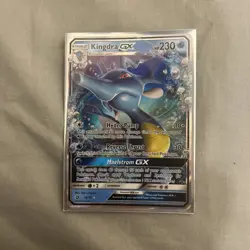 Kingdra GX 18/70 Dragon Majesty Ultra-Rare Rare Mint Pokemon Card - Image 1