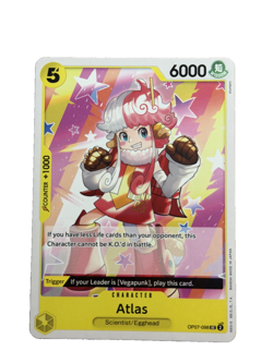 New: One Piece CCG Atlas OP07-098 500 Years in the Future Regular Uncommon - Image 1