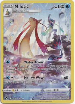Pokemon Milotic Trainer Gallery Rare Silver Tempest TG02/TG30 Near Mint English - Image 1