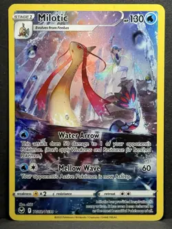 Pokemon TCG Milotic TG02/TG30 Silver Tempest Trainer Gallery Full Art Rare NM - Image 1