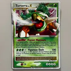 Torterra LV.X DP09 Diamond and Pearl Holo Pokemon TCG LP - Image 1