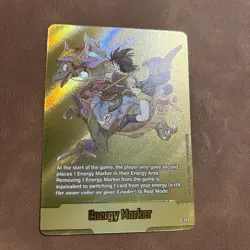 Energy Marker E-72 Gold Manga Booster 02 Dragon Ball Card English - Image 1