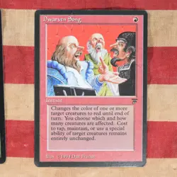 Mox Sapphire Dan Frazier Artist Proof Altered Art Magic Card MTG Signed Legends - Image 2