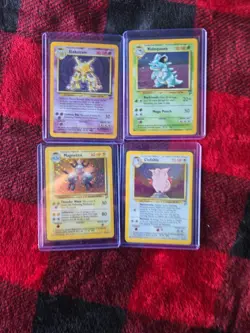Lot Of 4 Holo Pokemon Cards Base Set 2 - Image 1