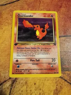 1st Edition Team Rocket Charmander | 50/82 | Vintage Pokemon Card - Image 2