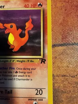 1st Edition Team Rocket Charmander | 50/82 | Vintage Pokemon Card - Image 4