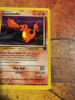 1st Edition Team Rocket Charmander | 50/82 | Vintage Pokemon Card - Image 5