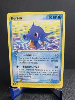Horsea 33/97 Pokemon Dragon Non-Holo E Reader Vintage Card - Image 1