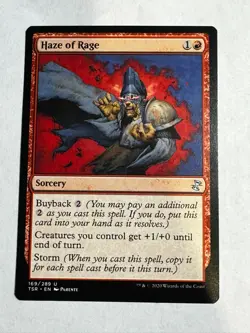 Haze of Rage Time Spiral Remastered Regular NM MTG - Image 1