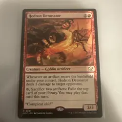 *** Hedron Detonator *** Commander: March of the Machine NM MTG English - Image 1