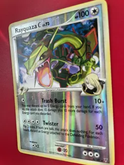 Rayquaza C 8/147 Supreme Victors Cosmos Holo Rare Pokemon Card - Image 4