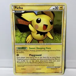 Pokemon TCG - Pichu Heartgold & Soulsilver 28/123 Regular Rare LP / NM - Image 2
