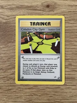 Celadon City Gym 107/132 Uncommon | Gym Heroes | Lightly Played | Pokemon TCG - Image 1