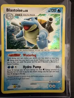 Pokemon TCG Blastoise 2/132 Secret Wonders D&P Holo Rare LP - Image 1