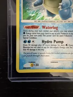 Pokemon TCG Blastoise 2/132 Secret Wonders D&P Holo Rare LP - Image 3