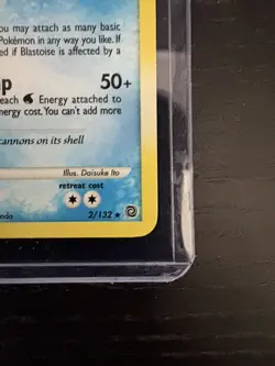 Pokemon TCG Blastoise 2/132 Secret Wonders D&P Holo Rare LP - Image 5