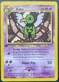Pokemon TCG | Xatu 52/75 | Neo Discovery | 1st Edition | HP - Image 1