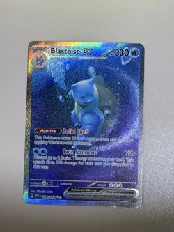 Pokemon Blastoise EX 200/165 Special Illustration Rare SV Scarlet & Violet 151 - Image 2